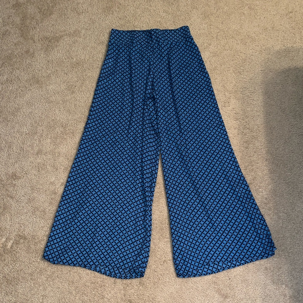 Bar III Blue Printed Pants
